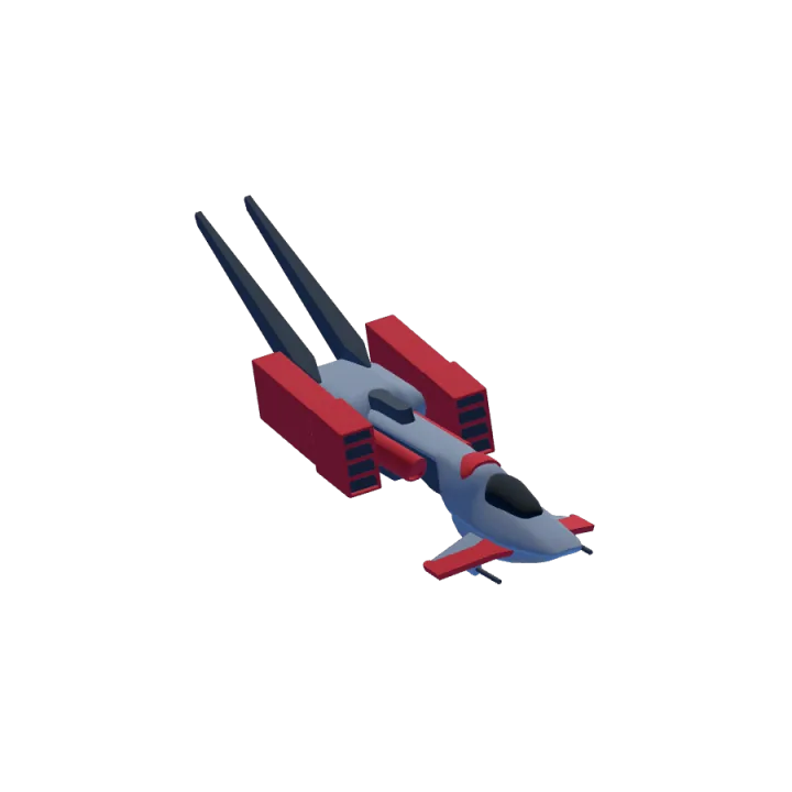 Corvette 03 strike hull in red, white, and blue