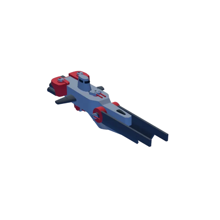 Light Cruiser 01 recon hull in red, white, and blue